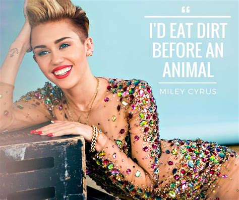 is miley cyrus vegetarian